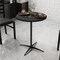 Flash Furniture Lars 24 in Round Wood Cocktail Table with 30 in and 42 in Columns, Black XA-24-COTA-BK-GG - alternate 9